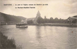 BELGIQUE - Hastière - Le Pont Et L'église Romane De Hastière ... - Carte Postale Ancienne - Hastière