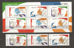 Grenada - Limited Edition Set 18 MNH - WINTER OLYMPICS VANCOUVER 2010 - NAGANO 1998 - Hiver 2010: Vancouver