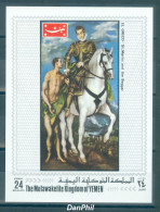 YEMEN "Michel" Block 203 - Painting - El Greko: "St. Martin And Beggar", MNH - Yémen