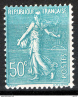 Francia 1921 Unif.161 */MH VF/F - 1903-60 Semeuse A Righe