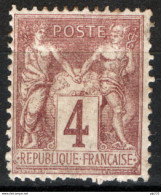 Francia 1877 Unif.88 */MH  VF/F - 1876-1898 Sage (Tipo II)