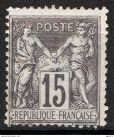 Francia 1876 Unif.77 */MH  VF/F - 1876-1898 Sage (Tipo II)
