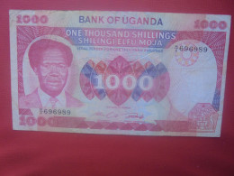 OUGANDA 1000 SHILLINGS 1983 Circuler - Ouganda