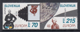 Europa Cept 1994  Slovenia 2v ** Mnh (va212D) Rock Bottom - 1994