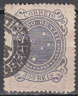 BRAZIL   SCOTT NO 104B  USED  YEAR  1896 - Oblitérés