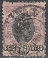BRAZIL   SCOTT NO 121  USED  YEAR  1894 - Oblitérés