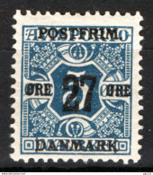 Danimarca 1918 Unif.88 **/MNH VF/F - Nuevos