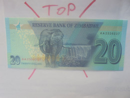 ZIMBABWE 20$ 2020 Neuf - Zimbabwe