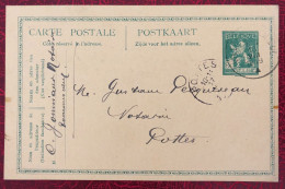 Belgique Entier-Carte, Cachet ?? 15.8.1919 - (C317) - Andere & Zonder Classificatie