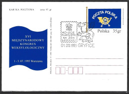 POLOGNE. Carte Commémorative De 1995. Armoiries De Gryfice. - Altri & Non Classificati