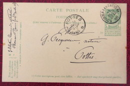 Belgique Entier-Carte, Cachet Tournai 15.10.1905 - (C325) - Autres & Non Classés