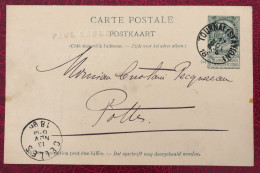 Belgique Entier-Carte, Cachet Tournai 17.11.1896 - (C332) - Otros & Sin Clasificación