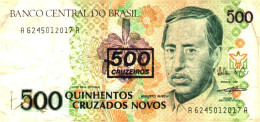 Billet  > Brésil  >	500	Cruzeiros  > C 04 - Brésil