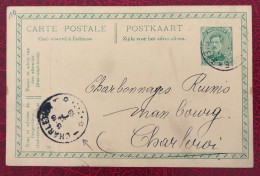 Belgique Entier-Carte, Cachet Charleroi 19.1.19 - (C339) - Altri & Non Classificati