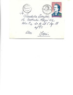 Romania - Occasional Envelope 1990 -  140 Years Since The Birth Of The Poet Mihai Eminescu - Briefe U. Dokumente