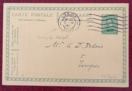 Belgique Entier-Carte, Cachet Liège 3.4.1919 - (C349) - Autres & Non Classés