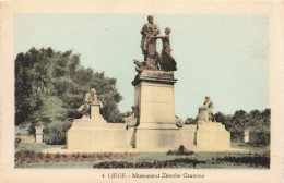BELGIQUE - Liège - Monument Zénobe Gramme - Colorisé - Carte Postale Ancienne - Liège