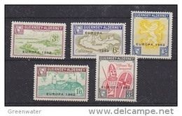 Europa Cept 1962 Guernsey - Alderney 5v ** Mnh (36321) - 1962