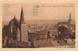 BELGIQUE - Liège - Panorama - Eglise Saint Jean Et Cathédrale Sait Paul - Carte Postale Ancienne - Lüttich
