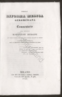 Della Riforma Medica Gerominiana - Commentario Del Dottor G. Milani - 1841 - Altri & Non Classificati