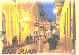 Puerto Rico:San Juan, Street Night View - Puerto Rico
