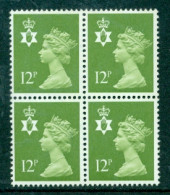 Great Britain Northern Ireland 1980 Machin 12p Block Of 4 SG NI31 MNH - Noord-Ierland