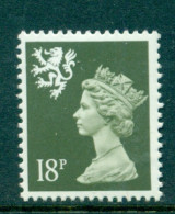 Great Britain Scotland 1981 Machin 18p Deep Violet 1 Side Band SG S44 MNH - Scotland