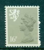 Great Britain Scotland 1983 Machin 16p Drab 1 Side Band Type II SG S42 MNH - Scotland