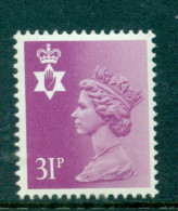 Great Britain Nortern Ireland 1987 Machin 31p Bright Purple 1 Side Band Type II SG NI64a MNH - Noord-Ierland