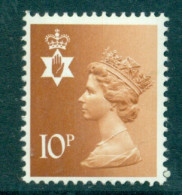 Great Britain Nortern Ireland 1980 Machin 10p Orange-brown 1 CB SG NI28 MNH - Irlande Du Nord