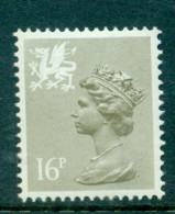 Great Britain Wales 1983 Machin 16p Drab Phosphorised Paper Type I SG W43 MNH - Galles