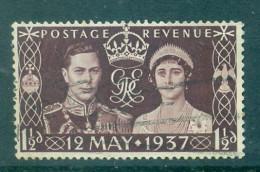 Great Britain 1937 King George VI Coronation SG 461 Postmarked - 1860-1899 Victoria