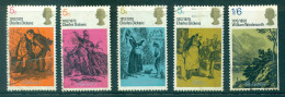 Great Britain 1970 Death Centenary Of Charles Dickens Complete Series SG 824-828 Used - Usati