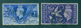 Great Britain 1946 Peace Complete Series SG 491-492 Used - Oblitérés