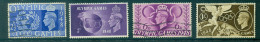 Great Britain 1948 Olympic Games Complete Series SG 495-498 Used Except 498 Mint Hinged - Oblitérés
