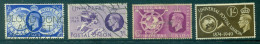 Great Britain 1949 75th Anniversary Of The Universal Postal Union Complete Series SG 499-502 Used - Oblitérés