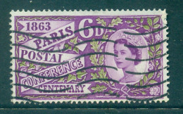 Great Britain 1963 Paris Postal Conference Centenary SG 636 Used - Usati