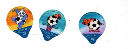 Opercule Creme Theme Football - Milk Tops (Milk Lids)