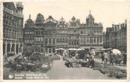 BELGIQUE - Bruxelles - Grand'place - Carte Postale Ancienne - Marktpleinen, Pleinen