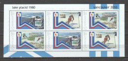 Grenada - Limited Edition Sheet 13 MNH - WINTER OLYMPICS VANCOUVER 2010 - LAKE PLACID 1980 - Invierno 2010: Vancouver