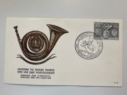 1958 FDC Journée Du Musée Postal - 1951-1960