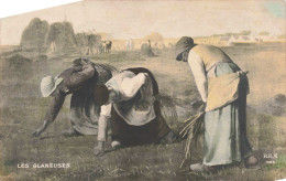 PHOTOGRAPHIE - Les Glaneuses - Colorisé - Carte Postale Ancienne - Photographie
