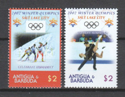 Antigua & Barbuda 2002 Mi 3722-3723 MNH WINTER OLYMPICS SALT LAKE CITY - Invierno 2002: Salt Lake City