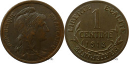 France - IIIe République - 1 Centime Daniel-Dupuis 1913 - SUP/AU58 Brown - Fra4872 - 1 Centime