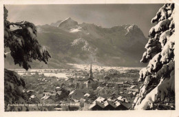 PHOTOGRAPHIE - Partenkirchen Gegen Die Zugspitzgruppe - Carte Postale Ancienne - Fotografía