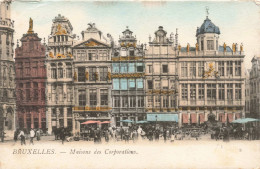 BELGIQUE - Bruxelles - Maisons Des Corporations - Colorisé - Carte Postale Ancienne - Plazas