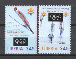 Liberia 2002 Mi 4617-4618 MNH WINTER OLYMPICS SALT LAKE CITY - Winter 2002: Salt Lake City