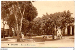 CONAKRY - Avenue Du Gouvernement   ( GUINEE FRANCAISE ( Afrique Occidentale Francaise ) - Guinée Française