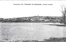 CPA Champagne Sur Oise Inondation 1910  Plaines Inondées - Champagne Sur Oise