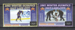 Sierra Leone 2002 Mi 4179-4180 MNH WINTER OLYMPICS SALT LAKE CITY - Invierno 2002: Salt Lake City